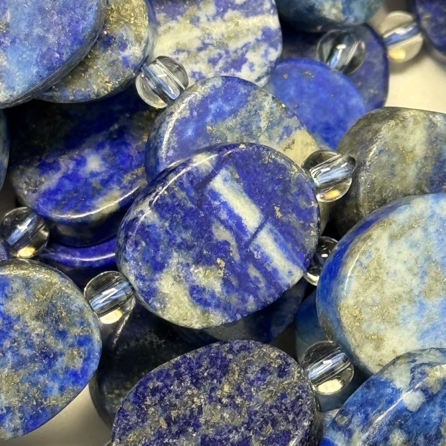 Lapis Lazuli Oval Natural Navy Blue Gemstone (A Quality)