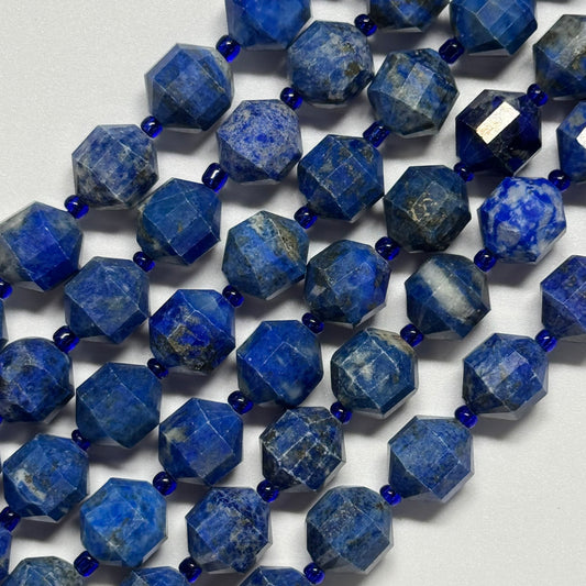 Lapis Lazuli Dodecahedron Natural Blue Gemstone