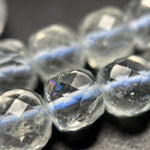 Topaz Faceted Square Beads