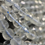 Topaz Faceted Square Beads