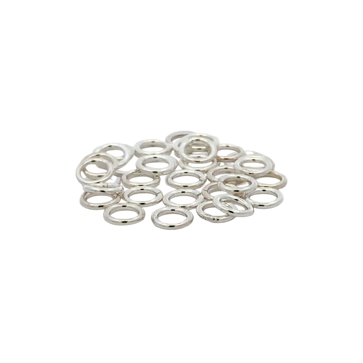 925 Sterling Silver Pack of 20 Close Jump Rings