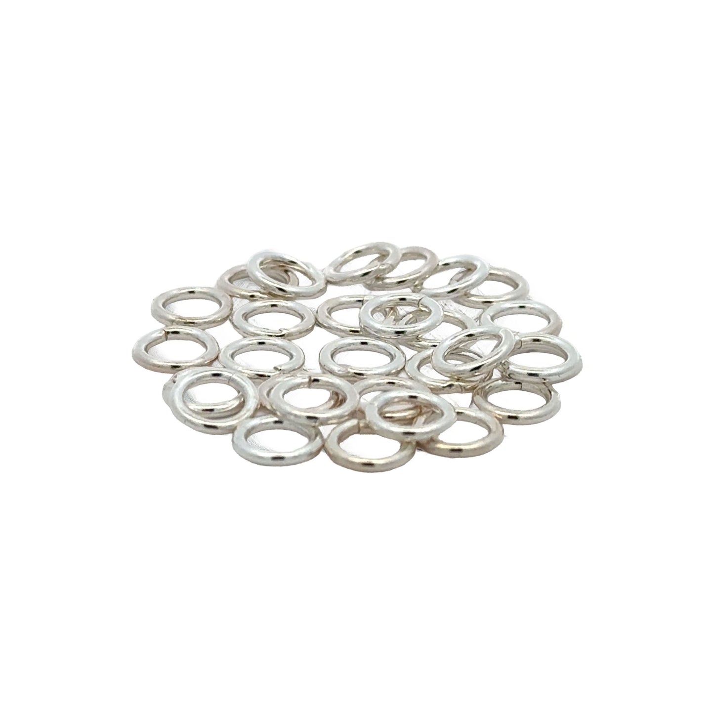 925 Sterling Silver Pack of 20 Close Jump Rings