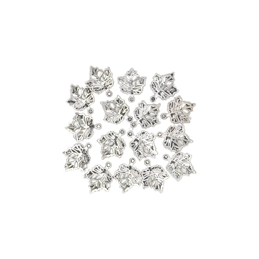 925 Sterling Silver Maple Leaf Charm