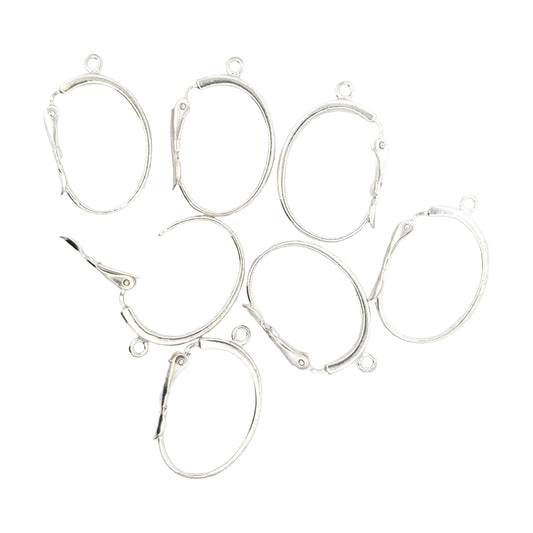 925 Sterling Silver Pair of Lever Back Earrings