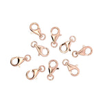 925 Sterling Silver Pack of 5 Pearl Shaped Lobster Clasp
