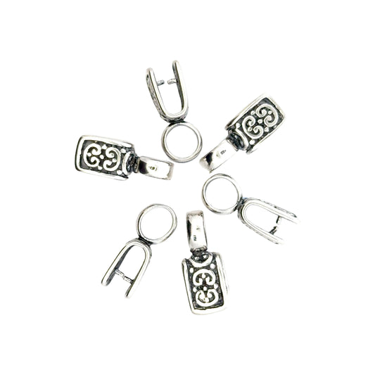 925 Sterling Silver Pinch Bail