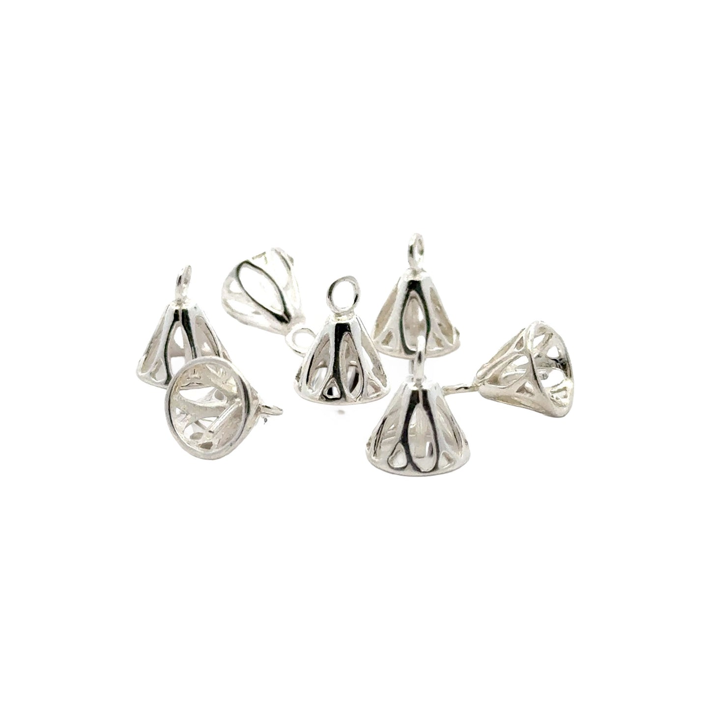 925 Sterling Silver Pack of 2 Peg Bail