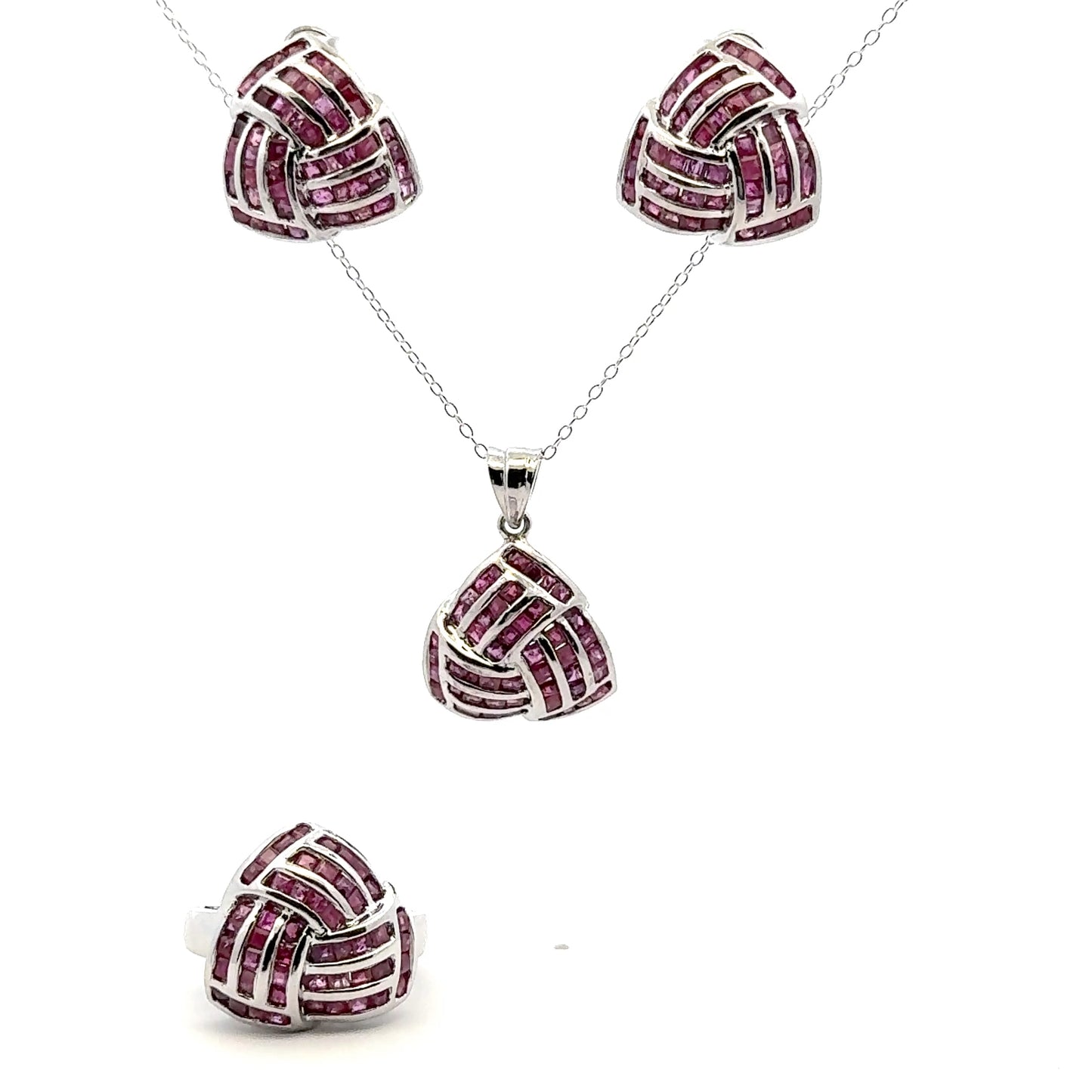 Ruby Jewelry Set