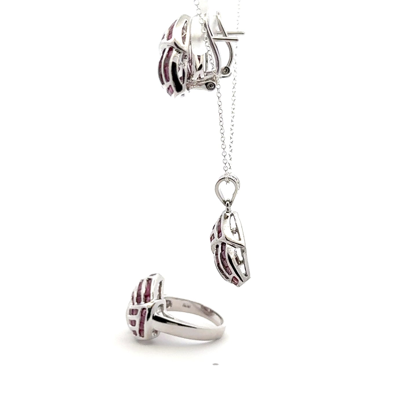 Ruby Jewelry Set
