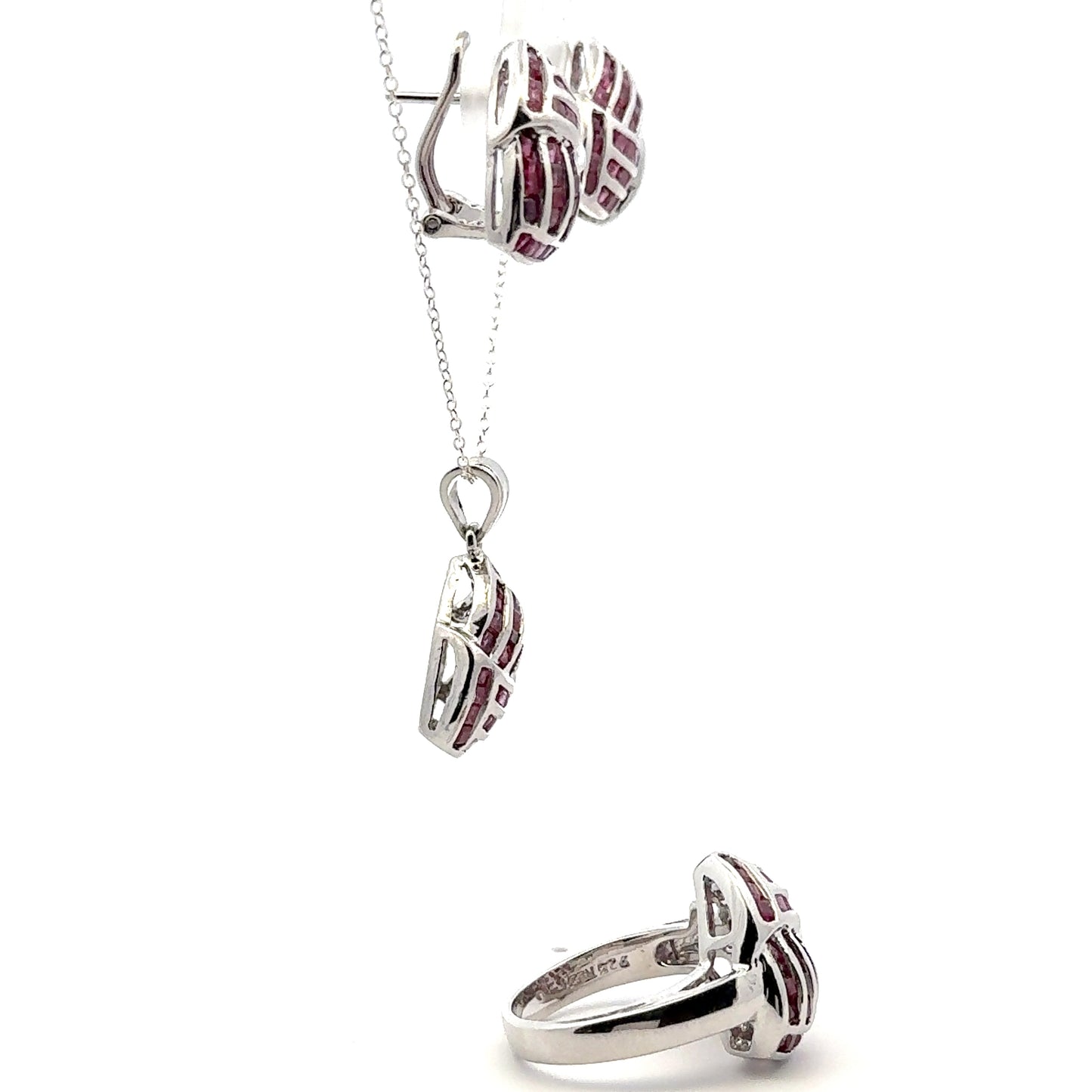 Ruby Jewelry Set
