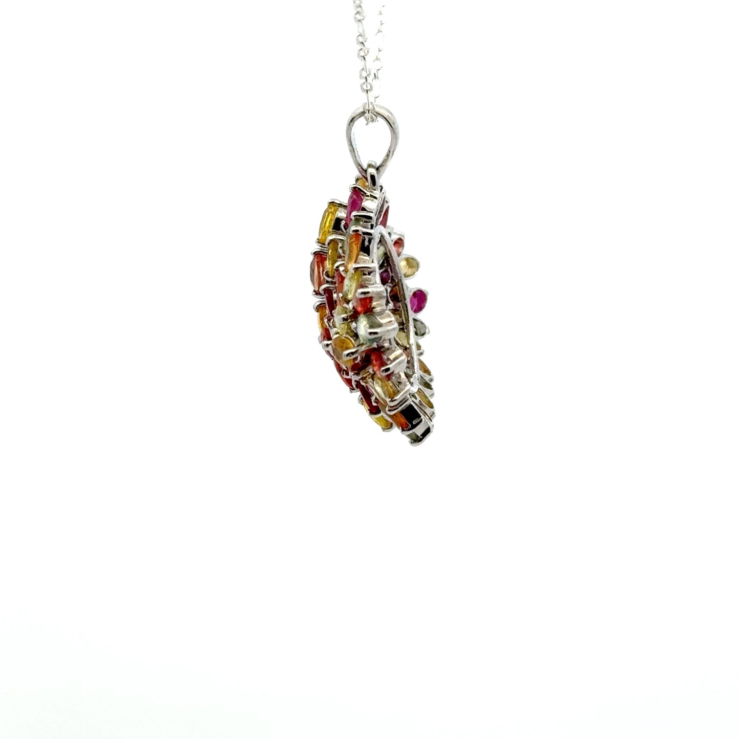 Ruby & Sapphire Jewelry Pendant