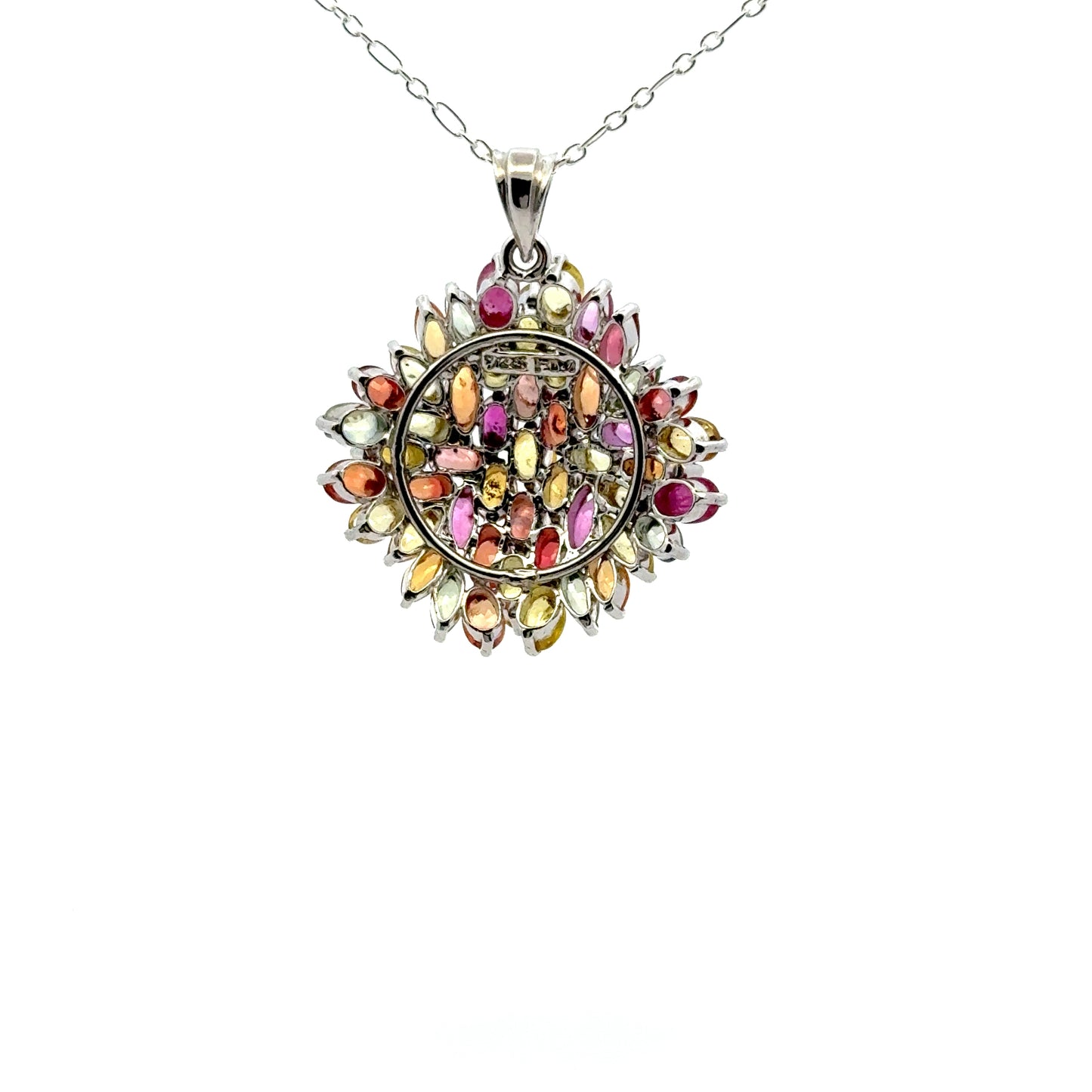 Ruby & Sapphire Jewelry Pendant