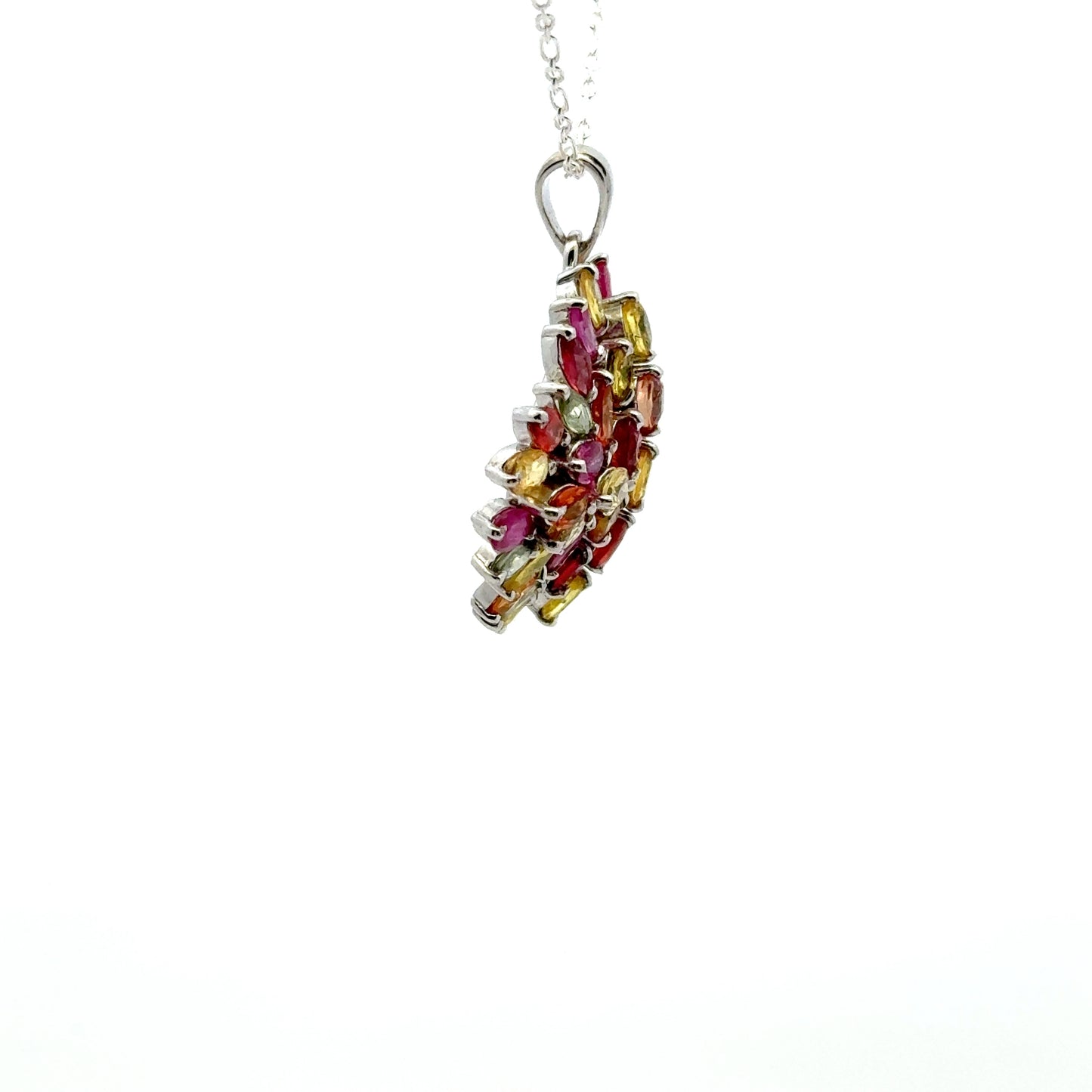 Ruby & Sapphire Jewelry Pendant