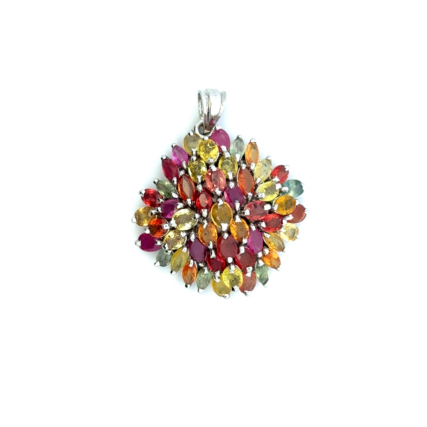 Ruby & Sapphire Jewelry Pendant