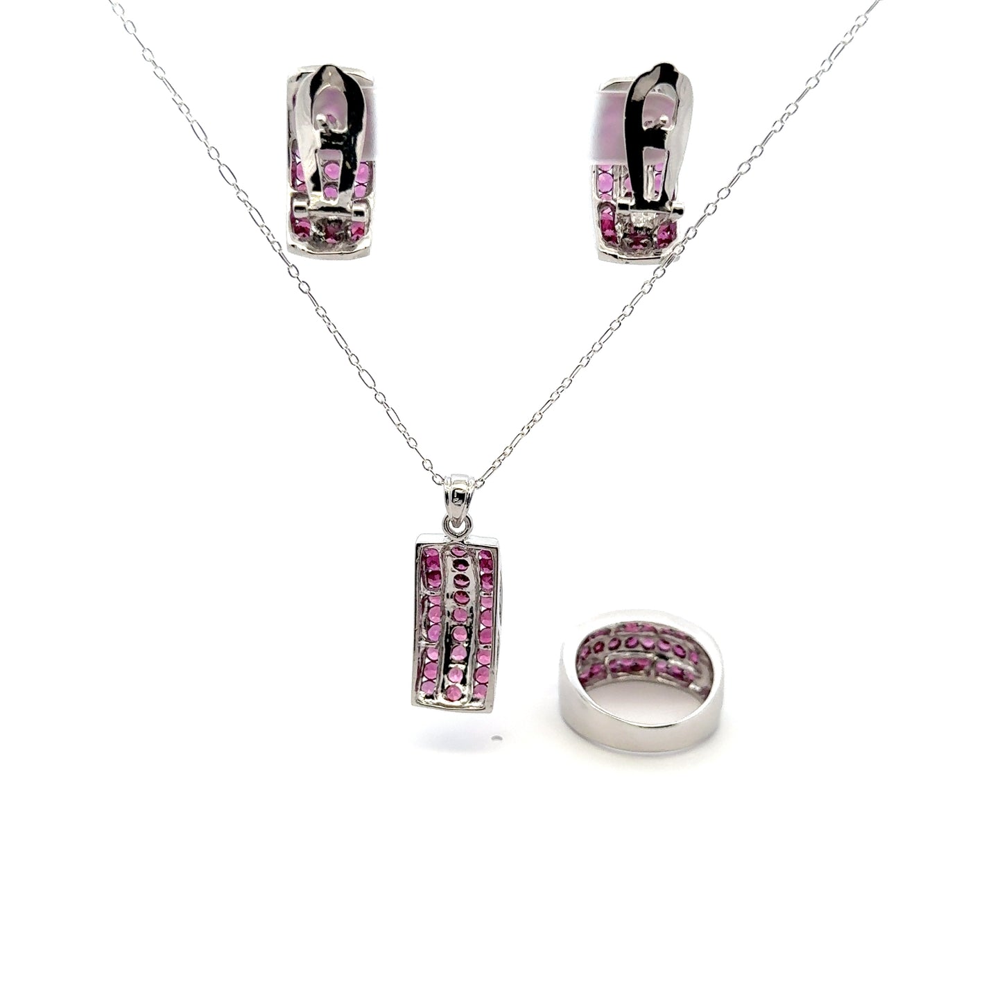 Garnet Jewelry Set