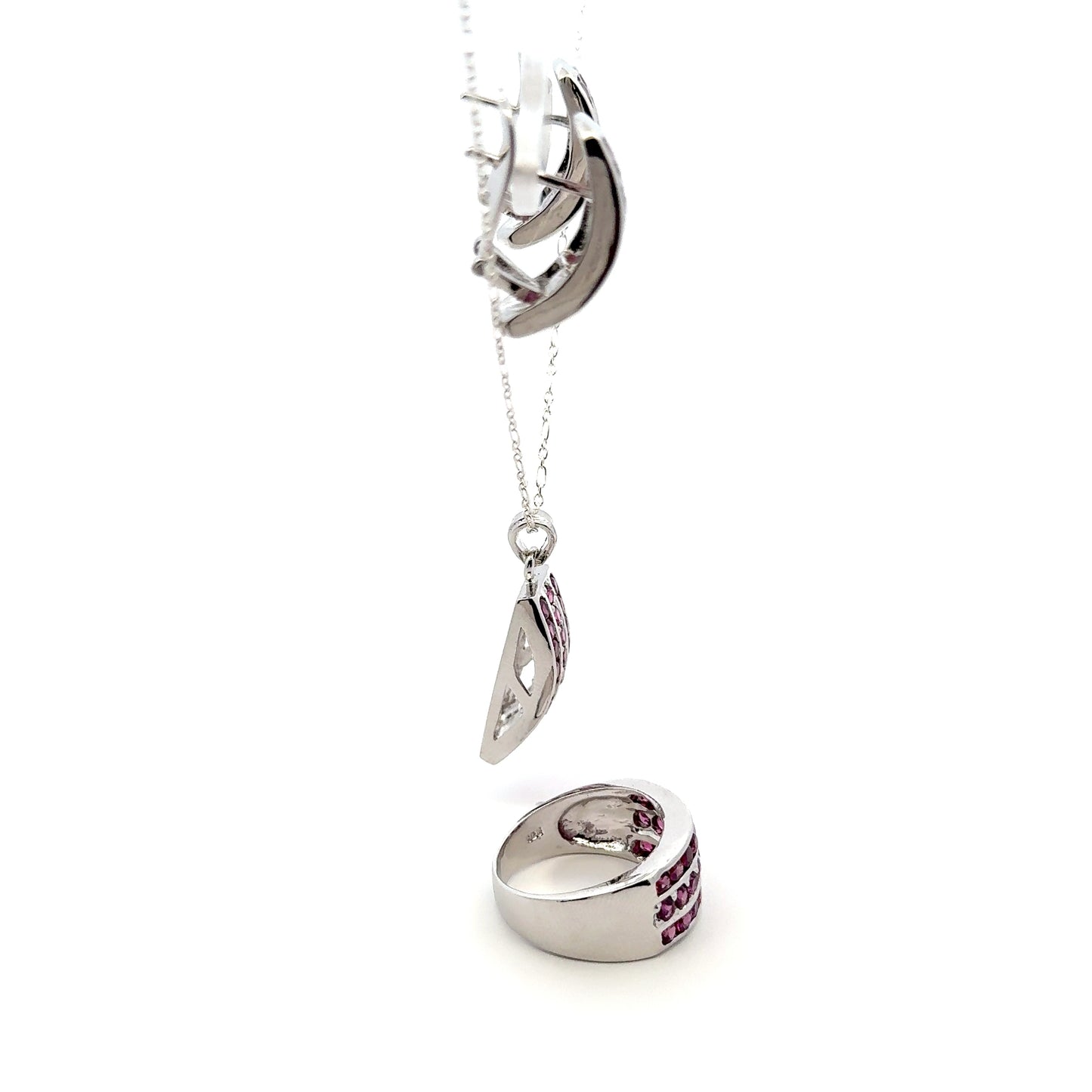 Garnet Jewelry Set