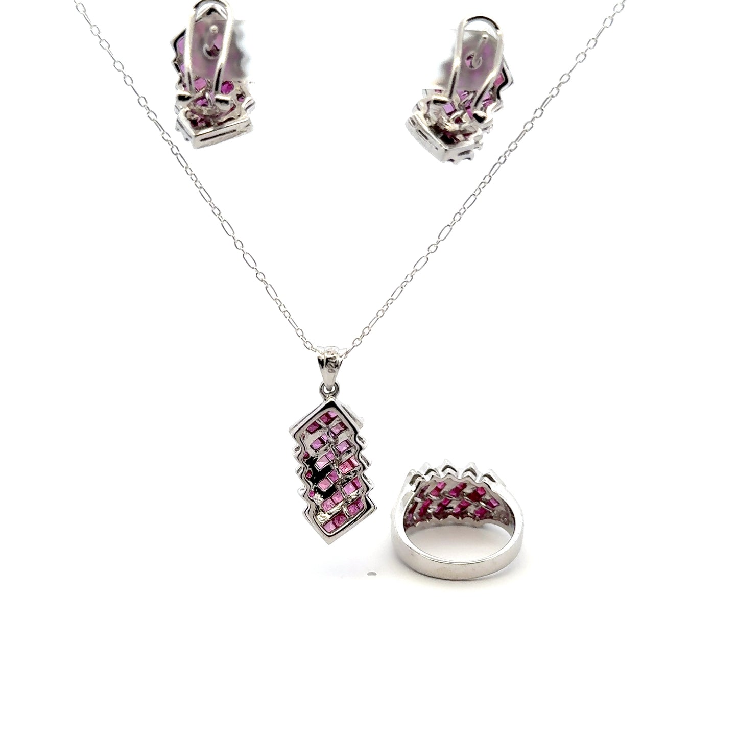 Ruby Jewelry Set