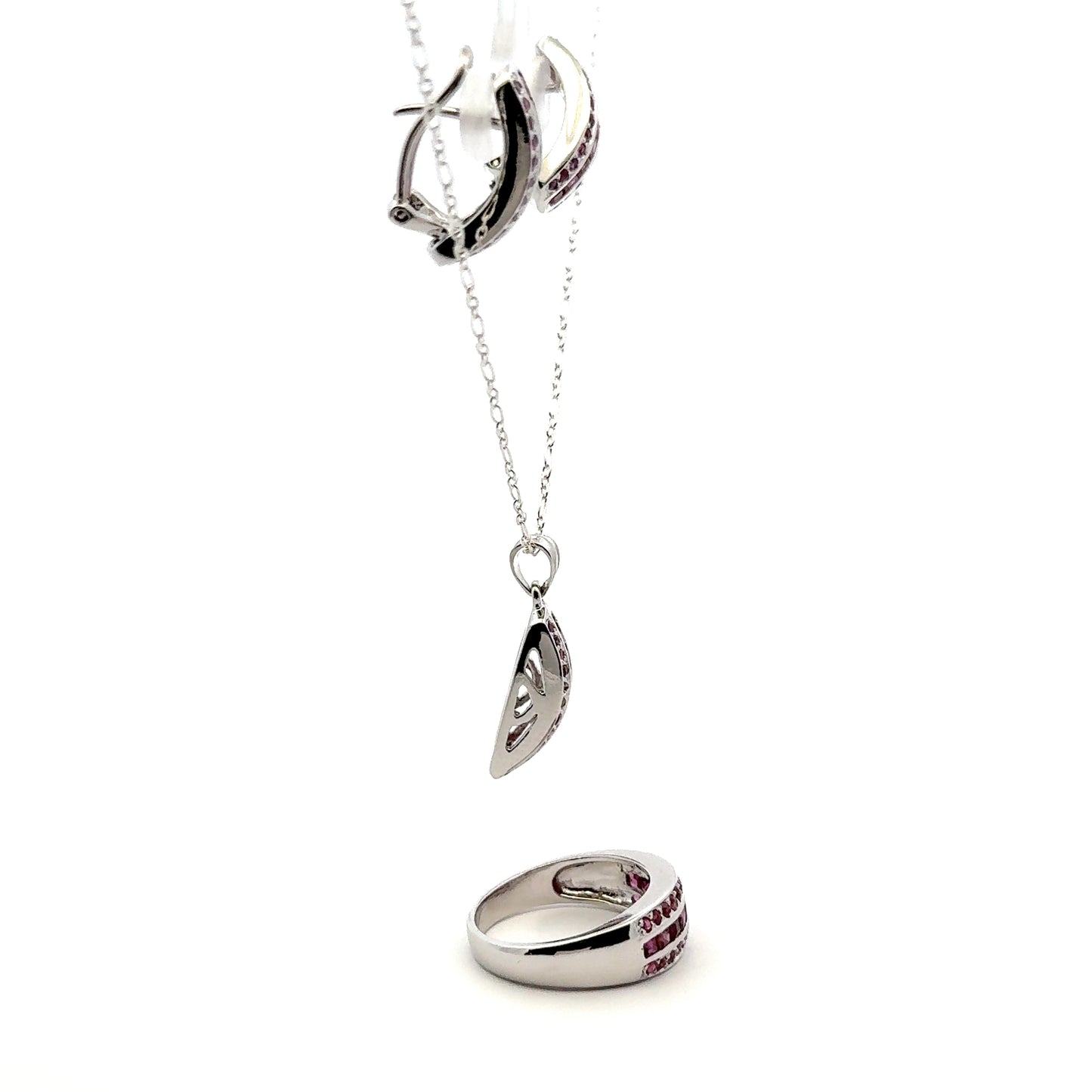 Ruby Jewelry Set
