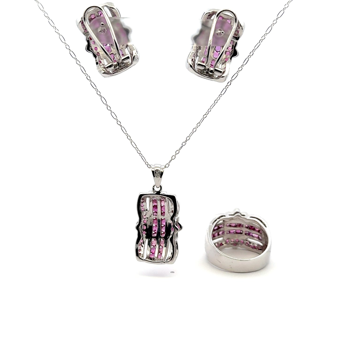 Ruby Jewelry Set