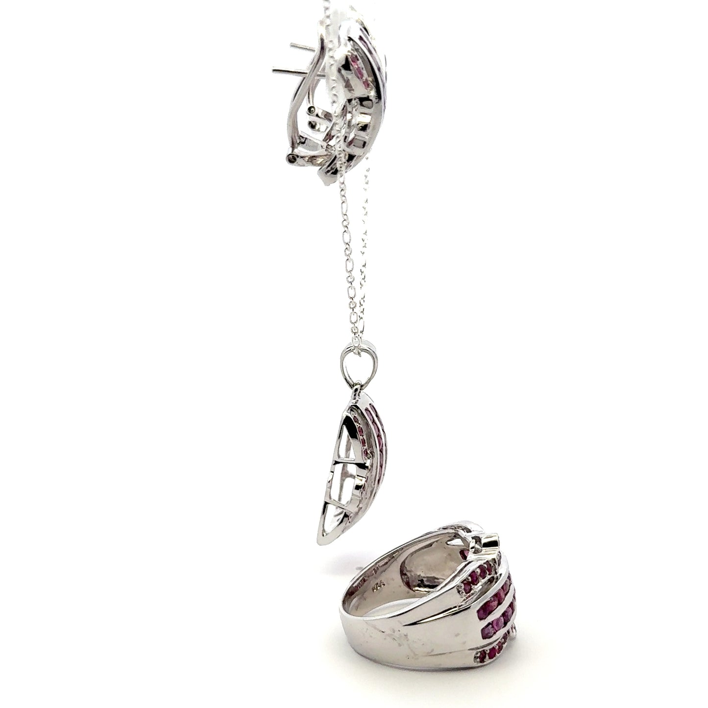 Ruby Jewelry Set