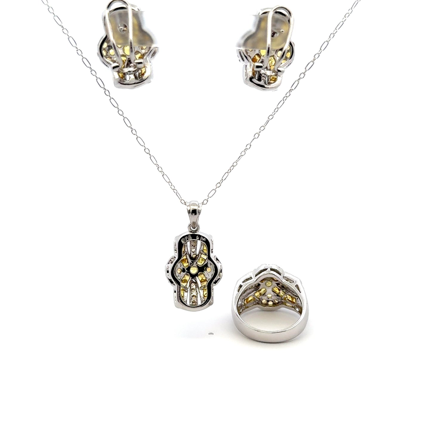 Yellow Sapphire Jewelry Set