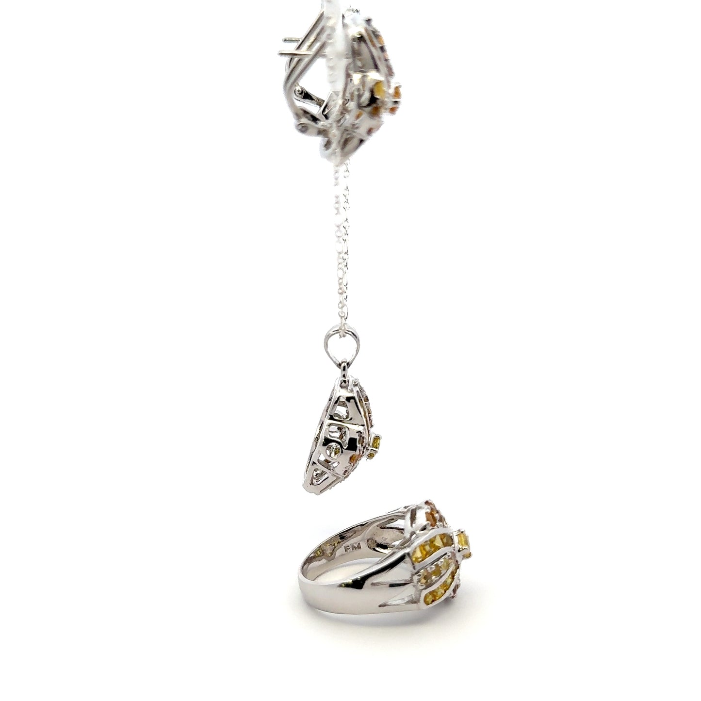 Yellow Sapphire Jewelry Set