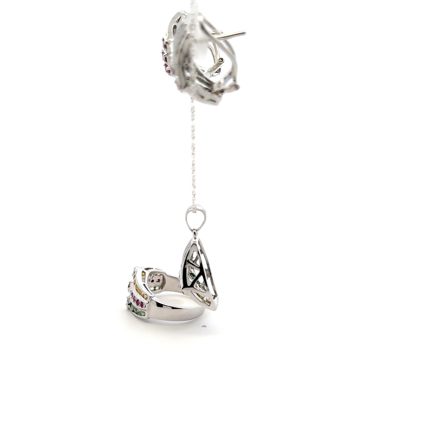Ruby & Sapphire Jewelry Set