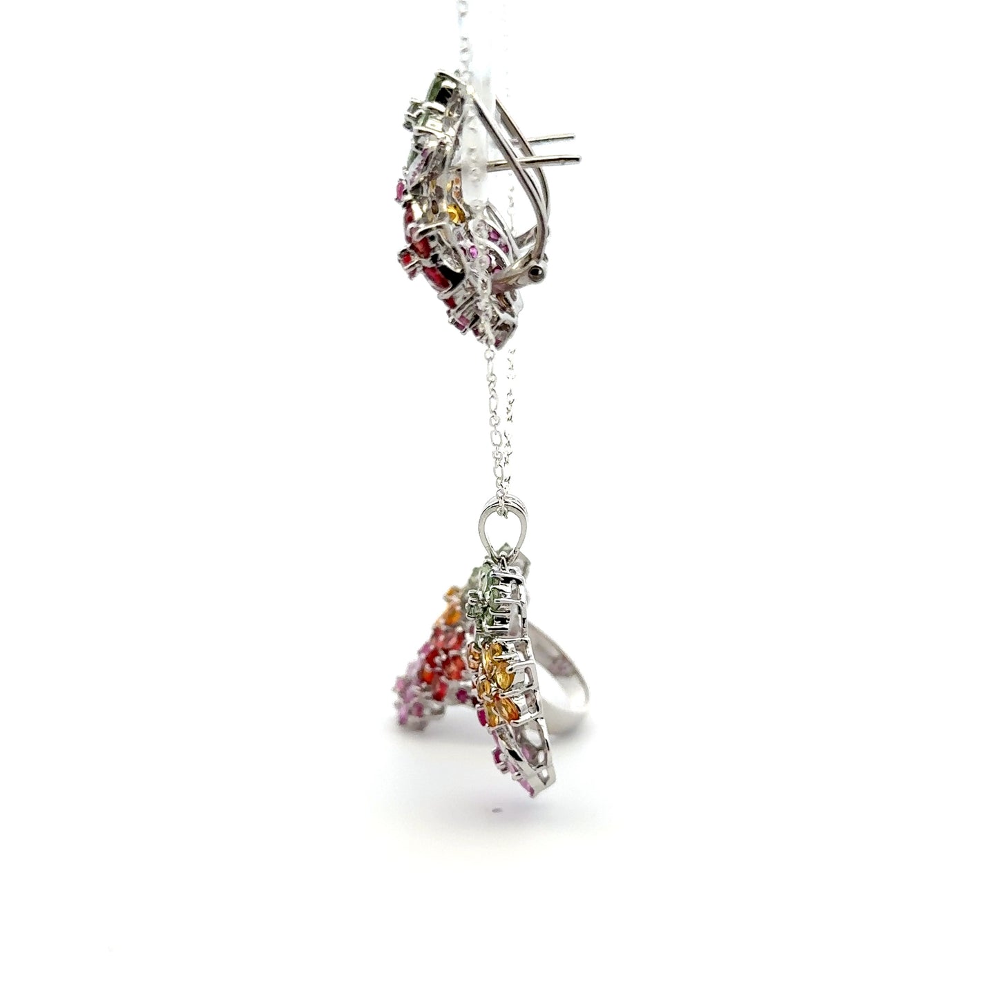 Jewelry Set: Ruby & Sapphire (Multi-Gemstone Jewelry)