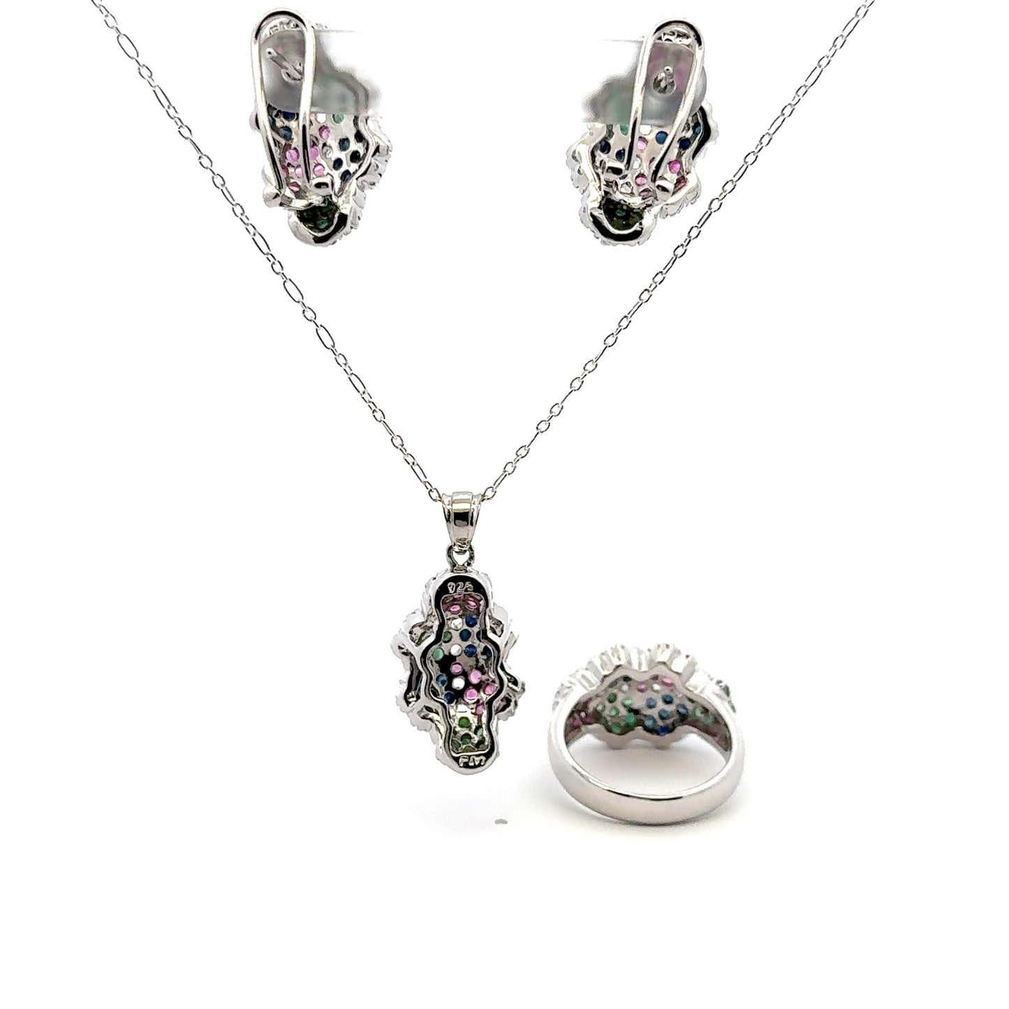 Ruby, Sapphire & Emerald Set