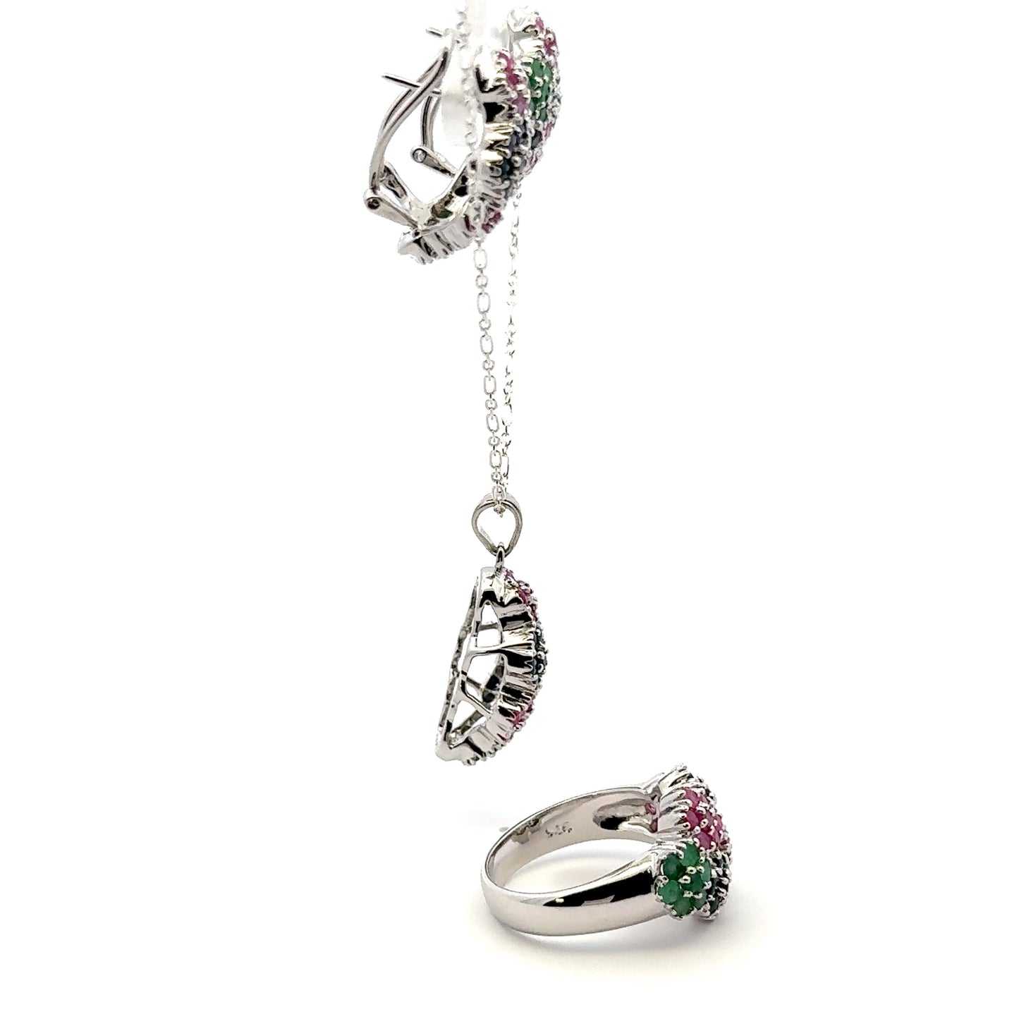 Ruby, Sapphire & Emerald Set
