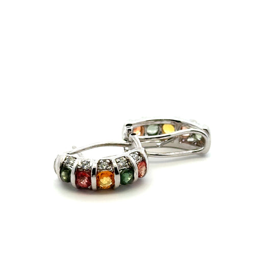 Sapphire & Cubic Zirconia Jewelry Set