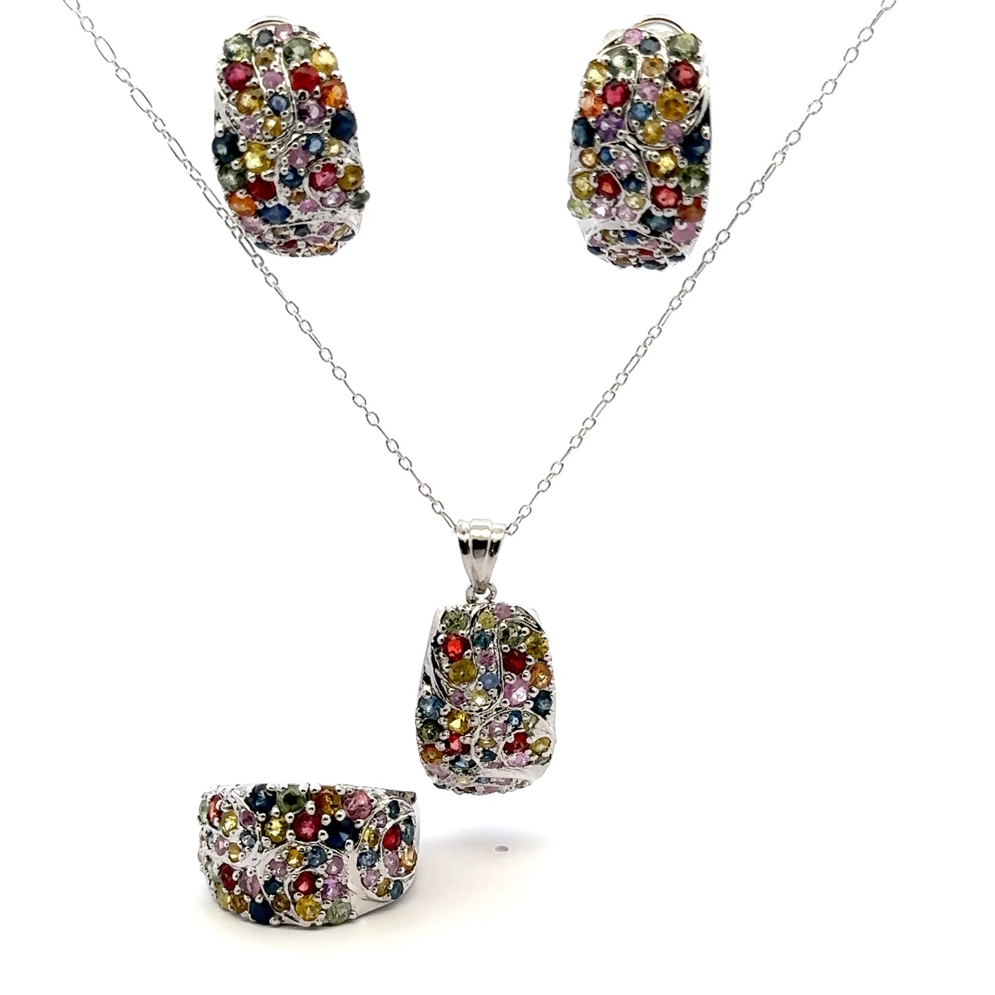 Sapphire Jewelry Set