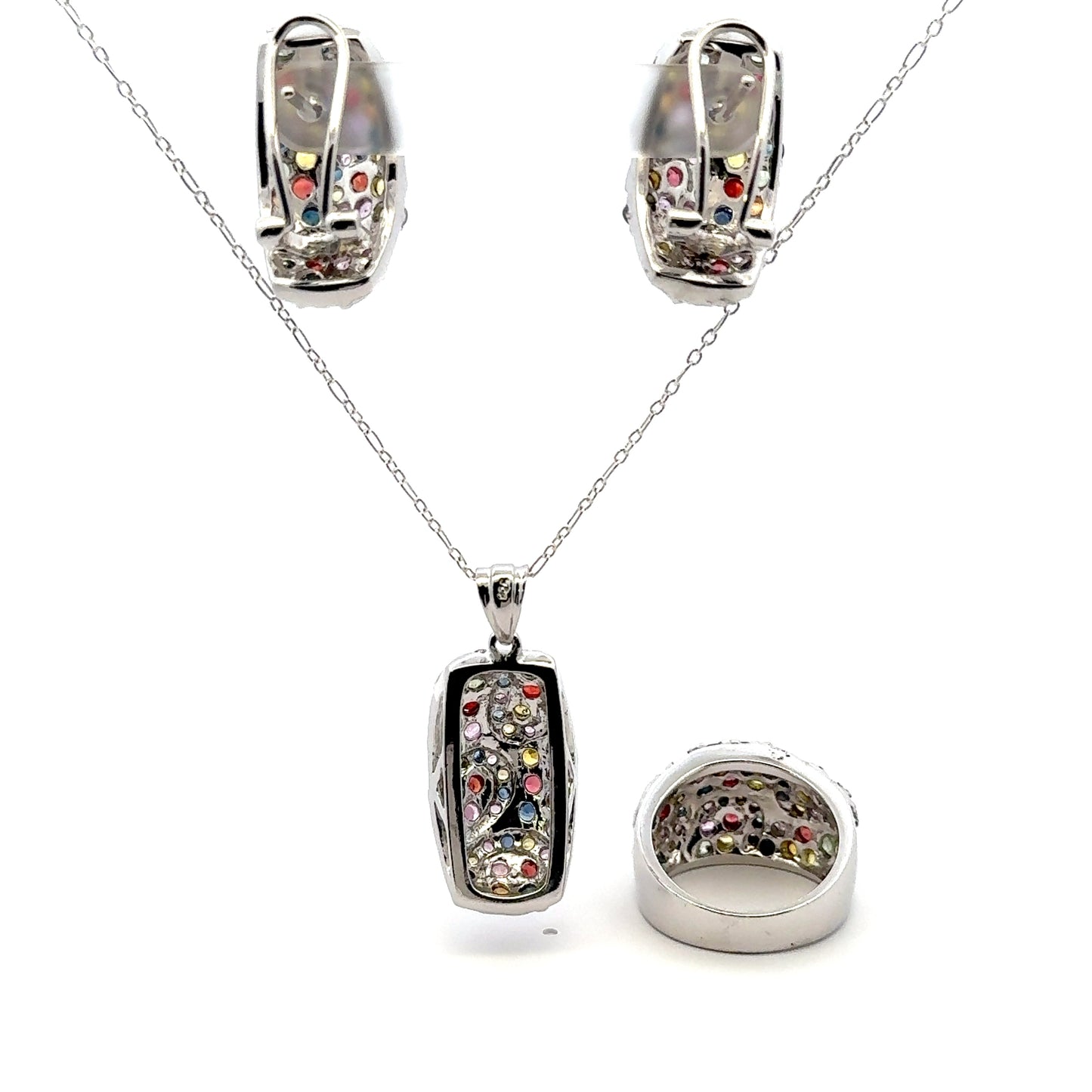 Sapphire Jewelry Set