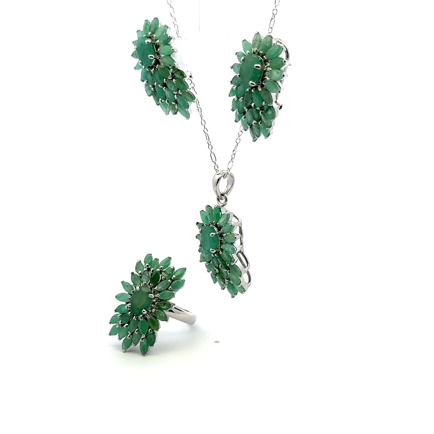 Emerald Jewelry Set