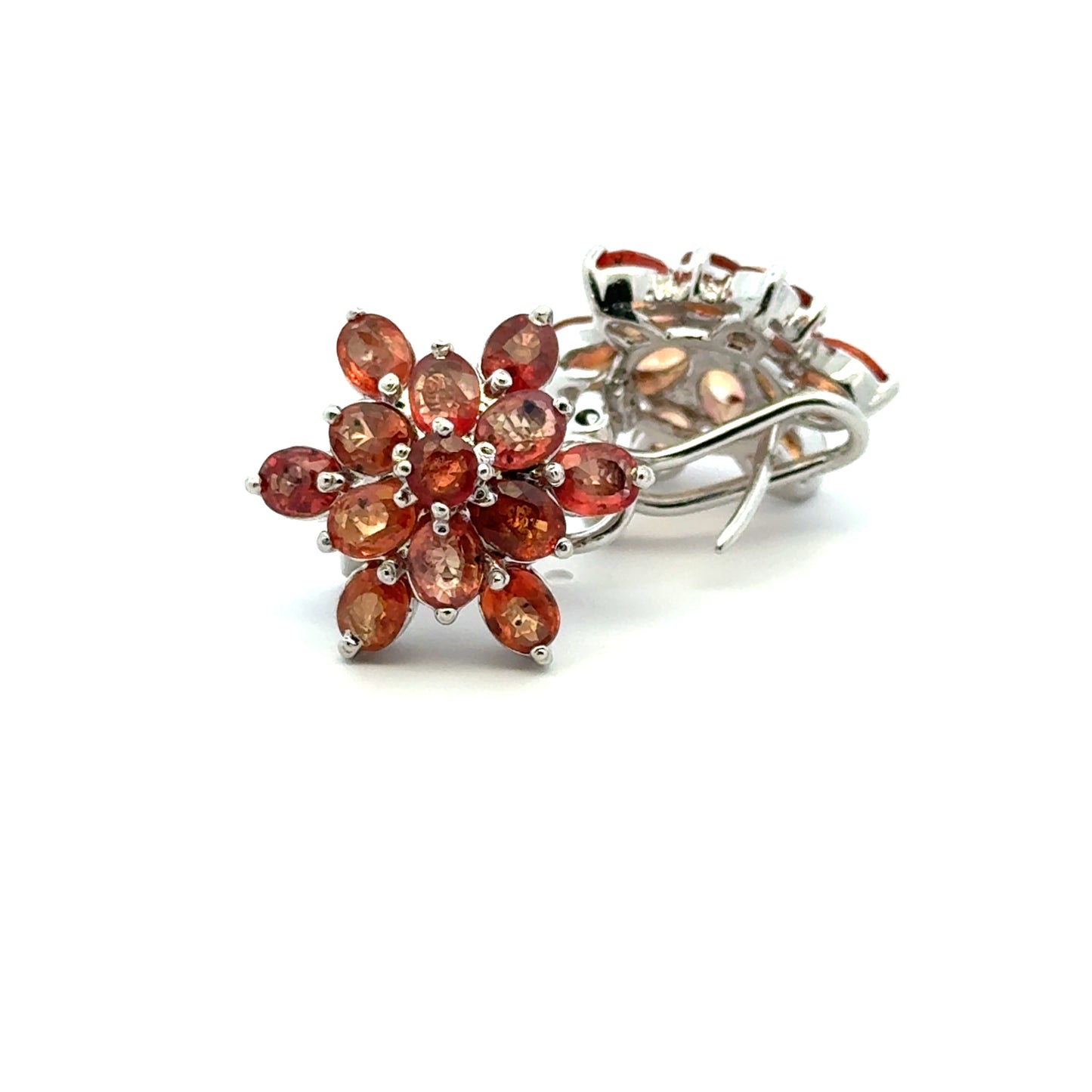 Orange Sapphire Jewelry Set