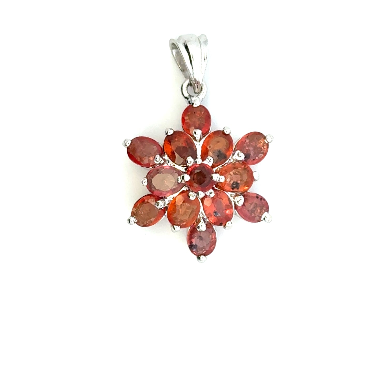 Orange Sapphire Jewelry Set