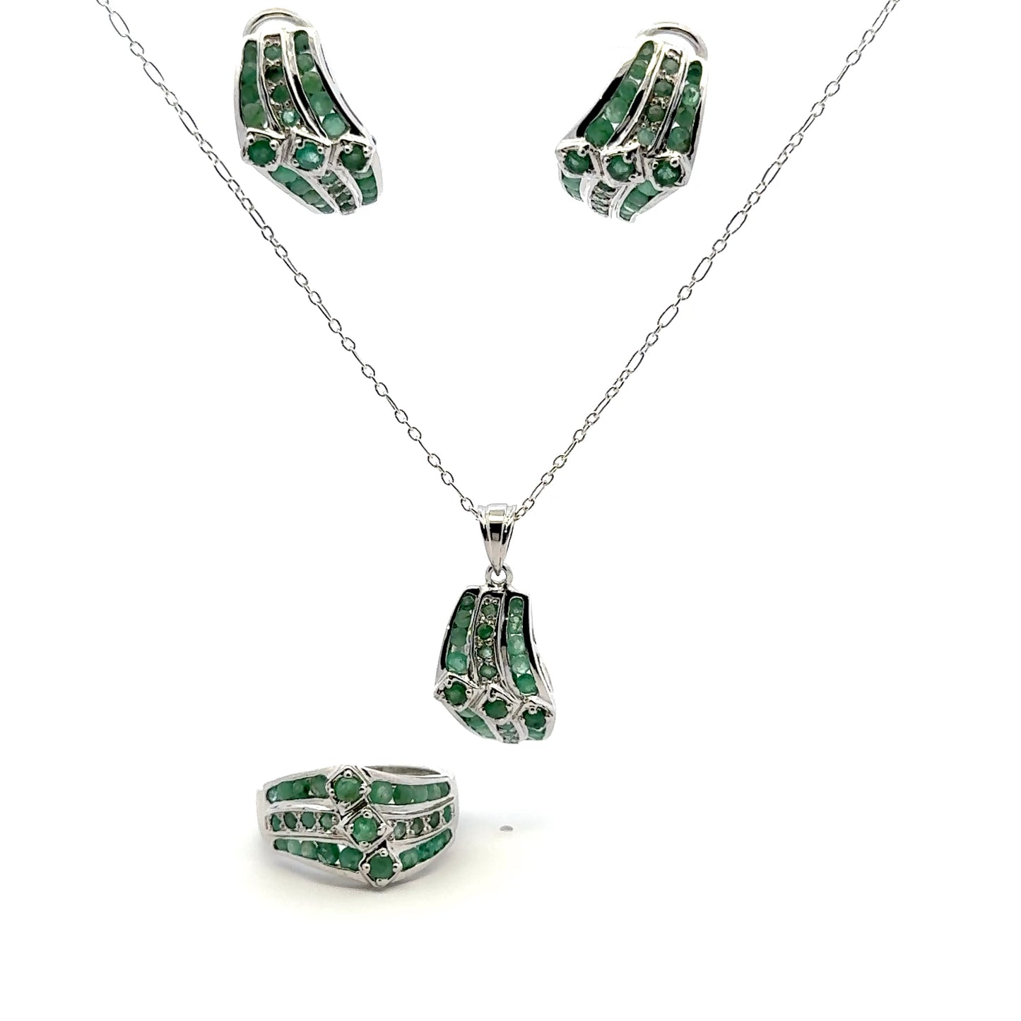 Emerald Jewelry Set