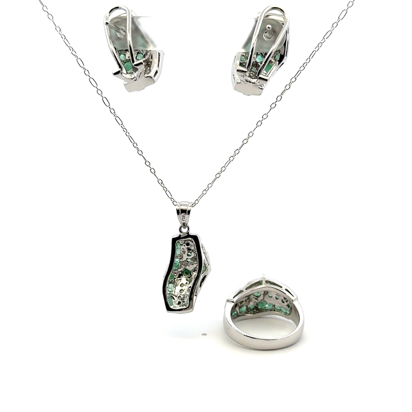 Emerald Jewelry Set