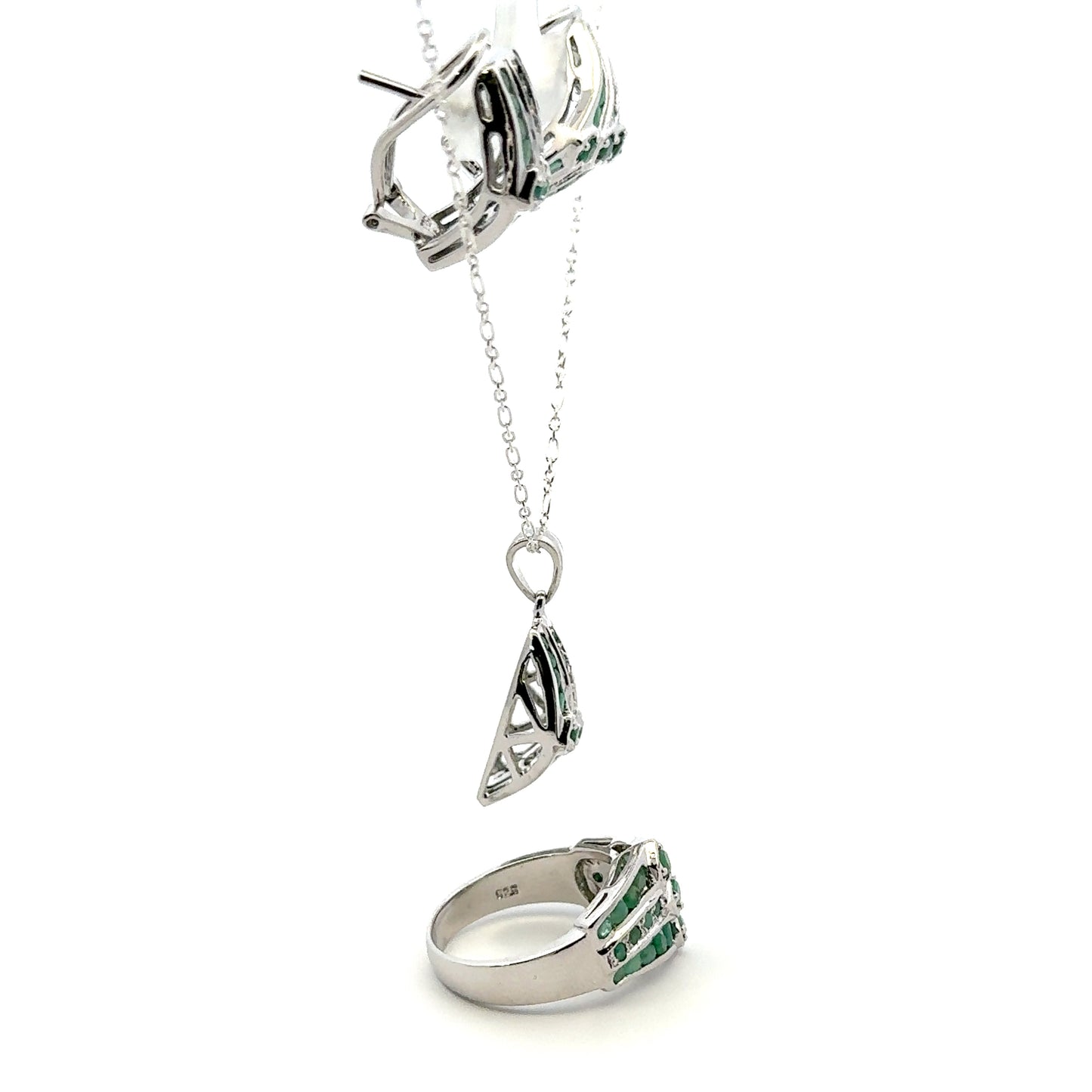 Emerald Jewelry Set
