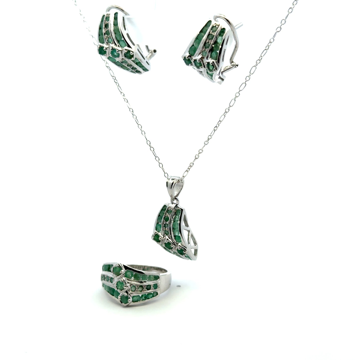 Emerald Jewelry Set