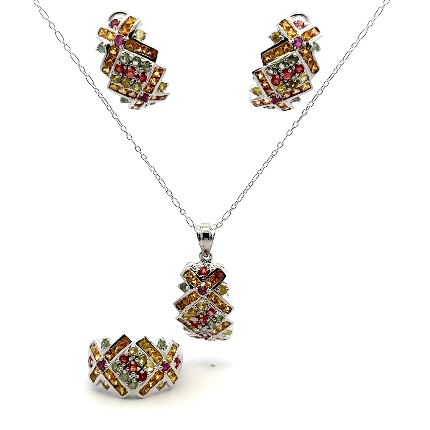 Sapphire Jewelry Set