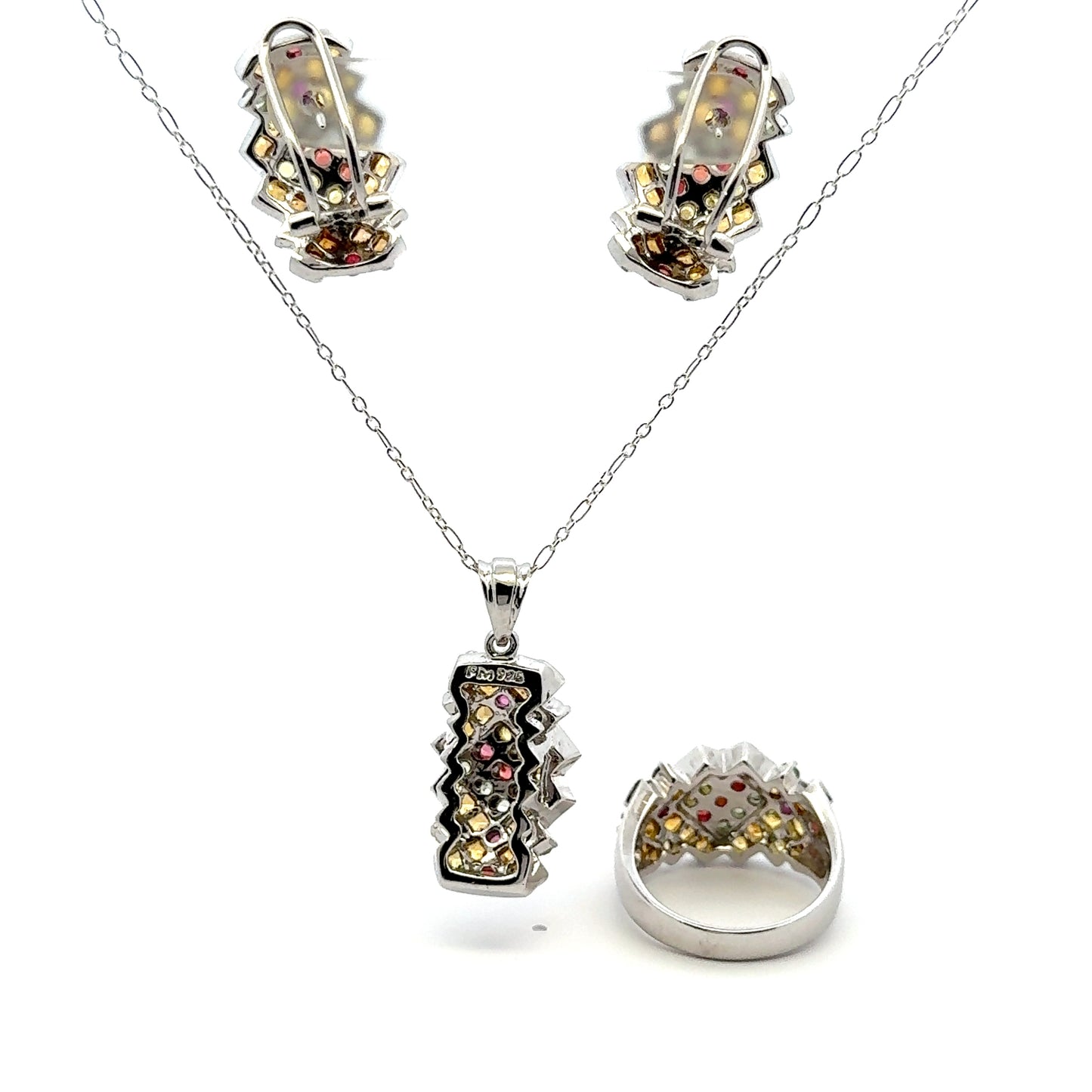 Sapphire Jewelry Set