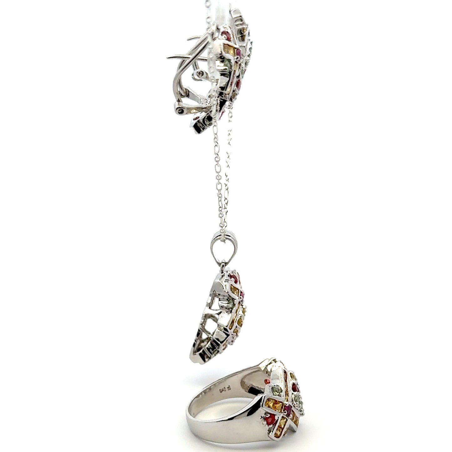 Sapphire Jewelry Set