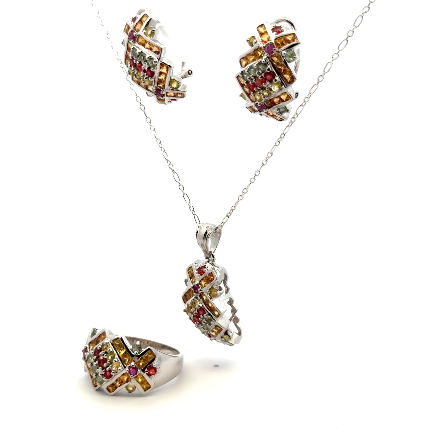 Sapphire Jewelry Set