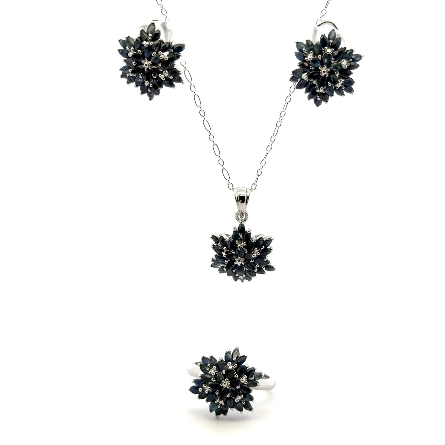 Sapphire Jewelry Set