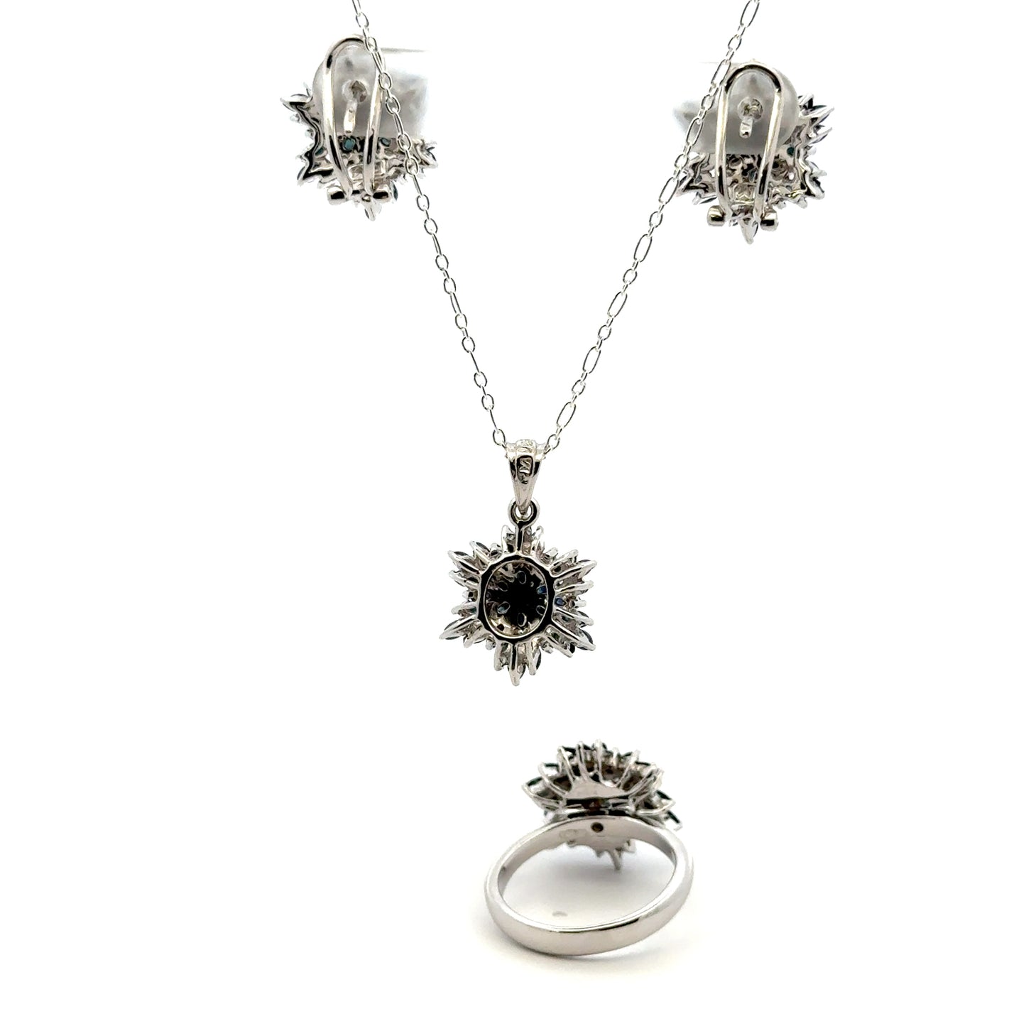 Sapphire Jewelry Set