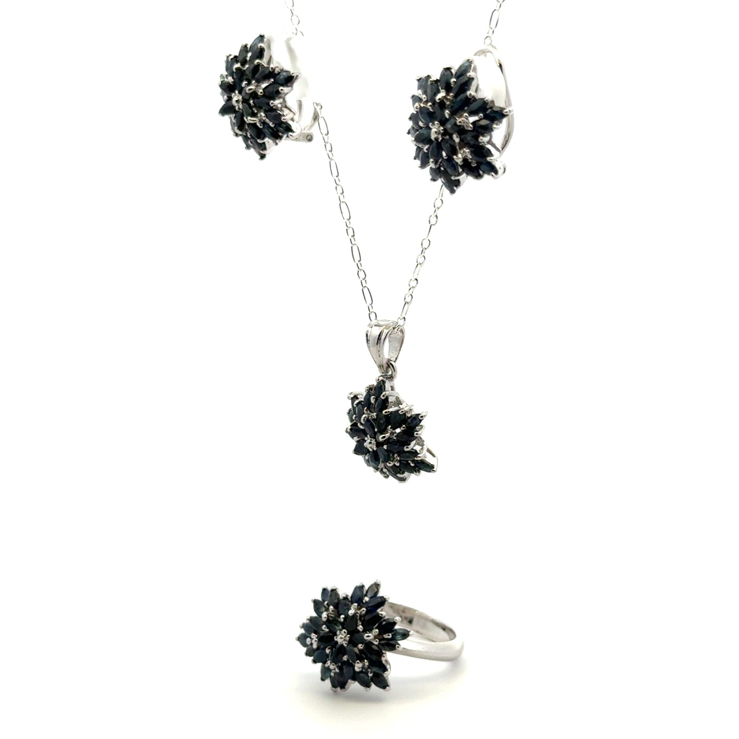 Sapphire Jewelry Set