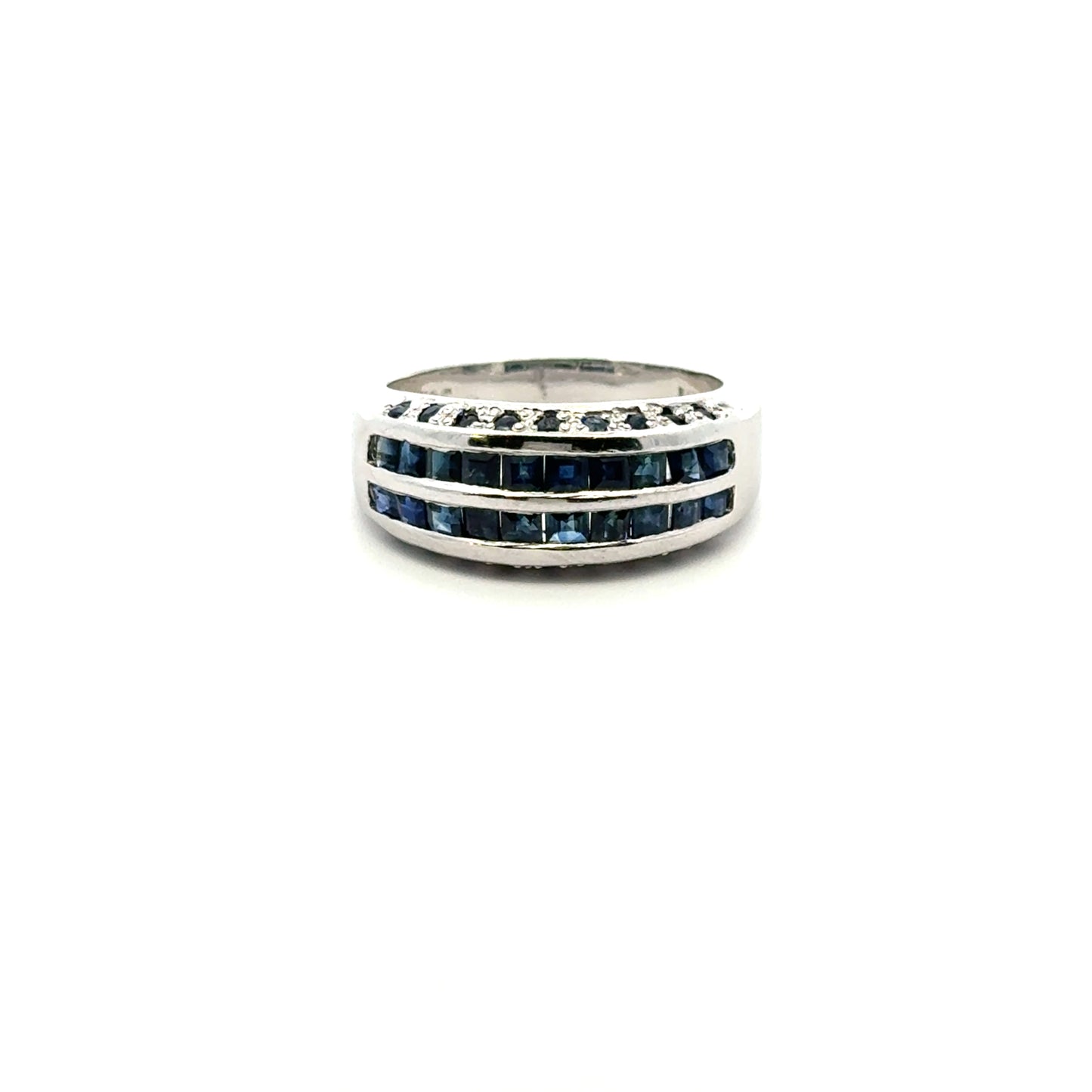 Sapphire Channel Jewelry Set