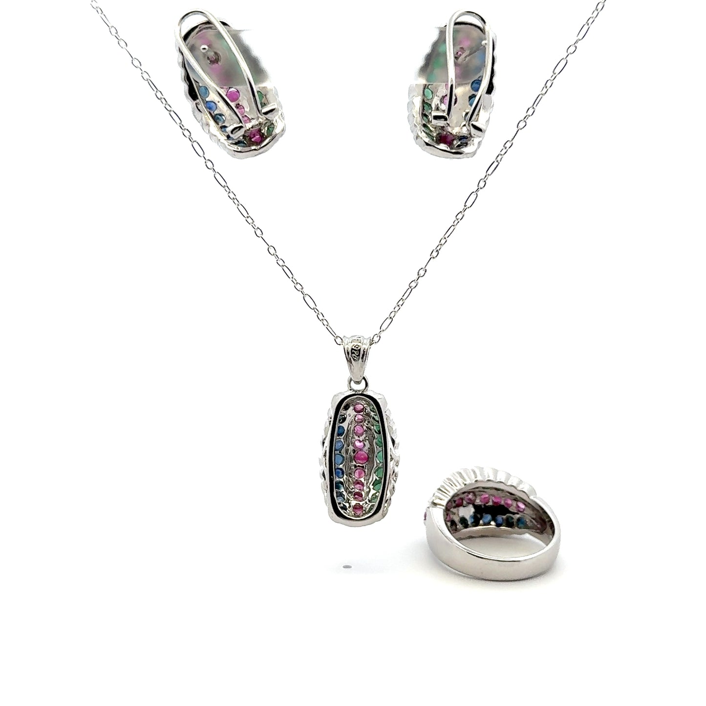 Ruby, Sapphire & Emerald Set