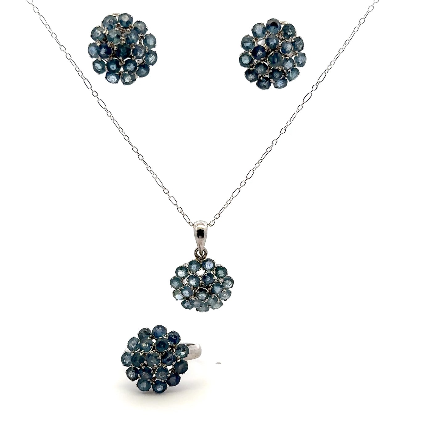 Sapphire Jewelry Set